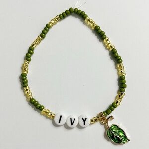 Taylor Swift Eras Tour Friendship Bracelet Ivy Evermore with Charm